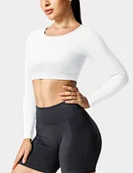 open back crop top
